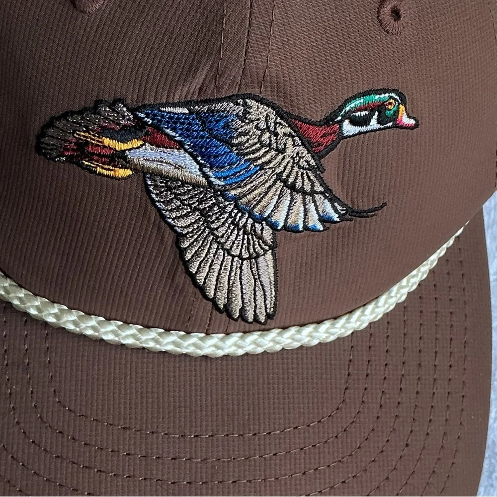 Paramount outdoor Embroidered Duck Brown Trucker Hat